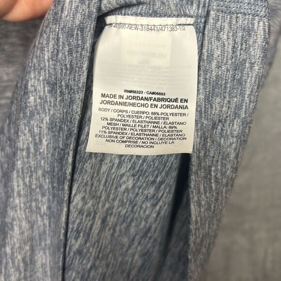 Nike Heathered Light Blue 1/4 Zip Running Lightweight Pullover Size XS - Picture 8 of 10